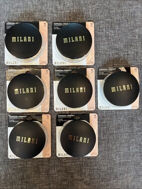 Milani Conceal + Perfect Setting Powder - Black & Gold Packaging
